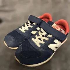 New Balance 420M ネイビー/レッド キッズスニーカー22センチ