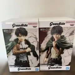 Grandista 進撃の巨人 エレン、リヴァイ　フィギュアセット