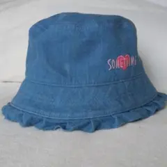 サムシング エドウィン キッズ帽子 デニムハット