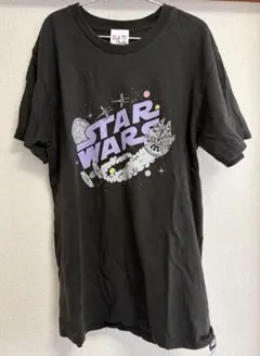 STAR WARS Episode IV Tシャツ 黒　スミクロ　レディースのサムネイル