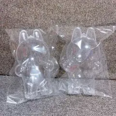 人気の商品LABUBUラブブ　クリアケース雨カバー　保護ケース立ち　2点セット♡