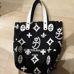 CASTELBAJAC トートバッグ 黒/白