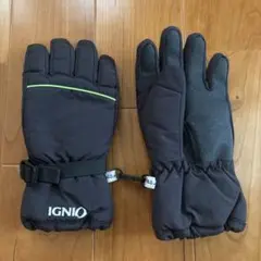 IGNIO 子供用スノーグローブ ブラック