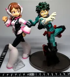 緑谷出久（デク）＆麗日お茶子（ウラビティ）僕のヒーローアカデミア　フィギュア