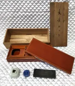 AJ46 春慶塗 文箱2点 硯箱1点 飛騨春慶塗 木製漆塗 文具 高山春慶 AJ46 春慶塗 文箱2点 硯箱1点 飛騨春慶塗 木製漆塗 文具 高山