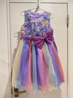 カラフル花柄ドレスのサムネイル