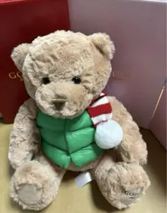 激レア◆GODIVAクリスマス限定ヴィンテージ テディベア◆ぬいぐるみ 2018年GODIVAのクリスマス限定チョコテディベアぬいぐるみくま