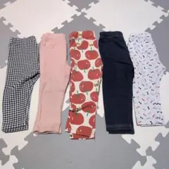 ベビー用レギンスセット 80センチ 5点セット