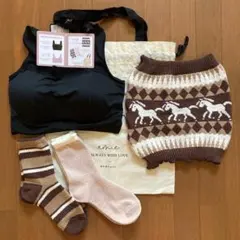 しまむら×MUMU ナイトブラ はらまき ソックス バッグ 2026福袋