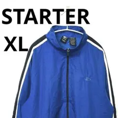 STARTER ナイロンジャケット XL スターター  ネイビー　アメリカ直輸入