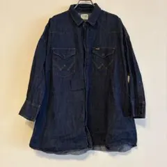 Wrangler ダークブルー 長袖シャツのサムネイル