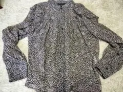 BANANA REPUBLIC 花柄 長袖シャツ L