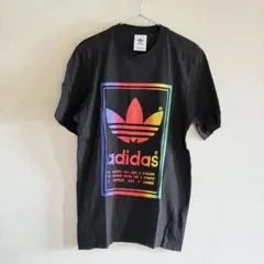 adidas Originals アディダス レインボーロゴ Tシャツ L