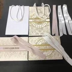DIOR ディオール　ショッパー　4種　リボン