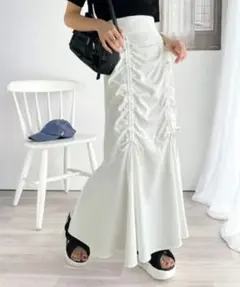 classicalelf マーメイドスカート ホワイト