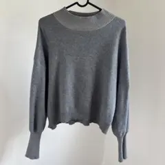 ニット　グレー