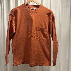 UNIQLO U ルメールコラボ クルーネックロンT Sサイズ オレンジ