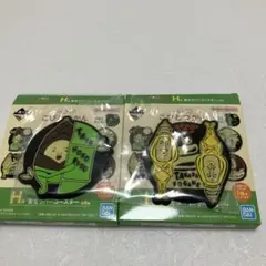 ✿新品✿ 未開封 一番くじ こびとづかん Ｈ賞 蓄光ラバーコースター ２種セット
