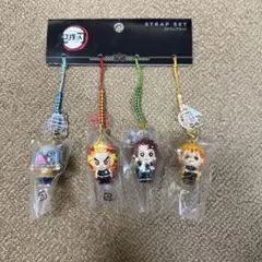 鬼滅の刃　USJ ストラップ　根付　竈門炭治郎　我妻善逸　伊之助　煉獄杏寿郎