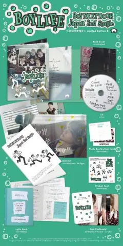 BOYNEXTDOOR BOYLIFE 初回B【リウver】購入特典トレカ付き