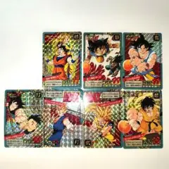 ドラゴンボール カードダス スーパーバトル 7枚セット 1995