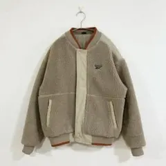 Reebok リーボック ボアジャケット Mサイズ ベージュ ユニセックス