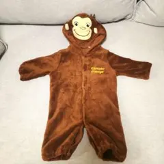 おさるのジョージ カバーオール ハロウィン 仮装 着ぐるみ ベビー キッズ