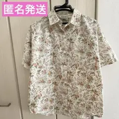 花柄シャツ　半袖シャツ　柄シャツ　フラワー　アロハシャツ