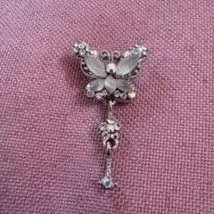 蝶デザインネックレストップ