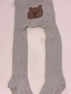 GAP クマケツ　グレー　タイツ 12-24m