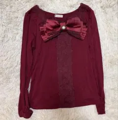 クラシックロリータ axes femme 姫カジ　リボン　森ガール　長袖