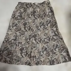 花柄 フレアスカート ロング丈のサムネイル