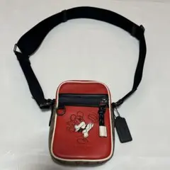 美品　日本未発売　COACH　ショルダーバッグ　ディズニーコラボ　ミッキー　空手