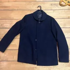 GLOBAL WORK NOBILIA ネイビー ピーコート