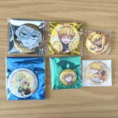鬼滅の刃　全集中展　原画展 デコレクション缶バッジ　我妻善逸