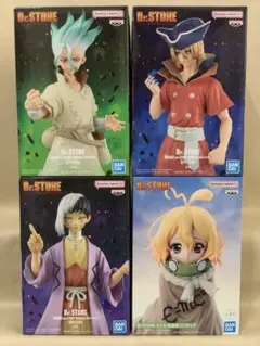 新品未開封】Dr.STONE プライズフィギュア3点！ゼノ・ゲン・スイカ