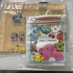 ポケモン エコバッグとジッパーバッグ