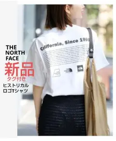 ノースフェイス新品✨️ヒストリカルロゴT　レディースL　メンズS　２３区ダントンのサムネイル