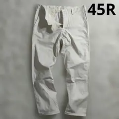 美品✨45R フォーティーファイブアール コットンパンツ ホワイト 0 美品✨45R フォーティーファイブアール コットンパンツ ホワイト 0