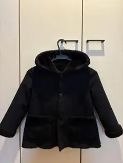 リバーシブル　フェイクムートンコート　コムサ　COMSA