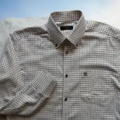 ダックス長袖シャツチェックグレー系/Mのサムネイル