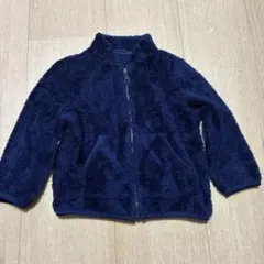 ネイビー フリースジャケット 100cm