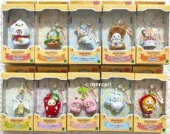 シルバニアファミリー　キーチェーン　コンプリート　さくらんぼ 他