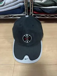 90s Nike バスケットボールキャップ ブラック 白タグ