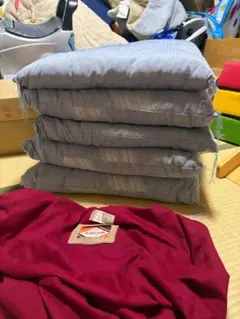 夏用座布団 5枚組 涼しげなブルー系