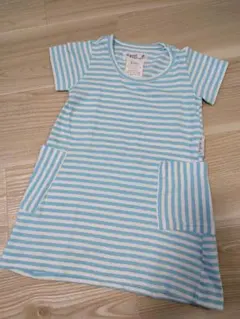 agnes b. ENFANT ボーダー 半袖 ワンピース 2ansのサムネイル