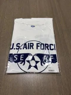 世田谷ベース　ニューエアフォースTシャツ ネイビーボディ（ひび割れプリント）XL 世田谷ベース ニューエアフォースTシャツ ネイビー（ひび割れ）XL