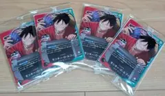 モンキー・D・ルフィ 一番くじ プロモーションカード 4枚