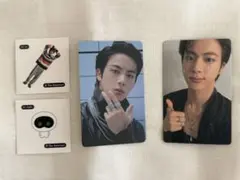 BTS JIN ジン トレカ 2枚セット　ステッカーつき