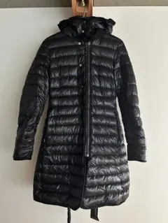 SEVENTY ブラック リバーシブルロングダウンジャケット 40